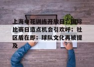 爱游戏下载-上海申花训练开放日；国际比赛日造点机会引欢呼；社区盾在即；球队文化再被提及的简单介绍